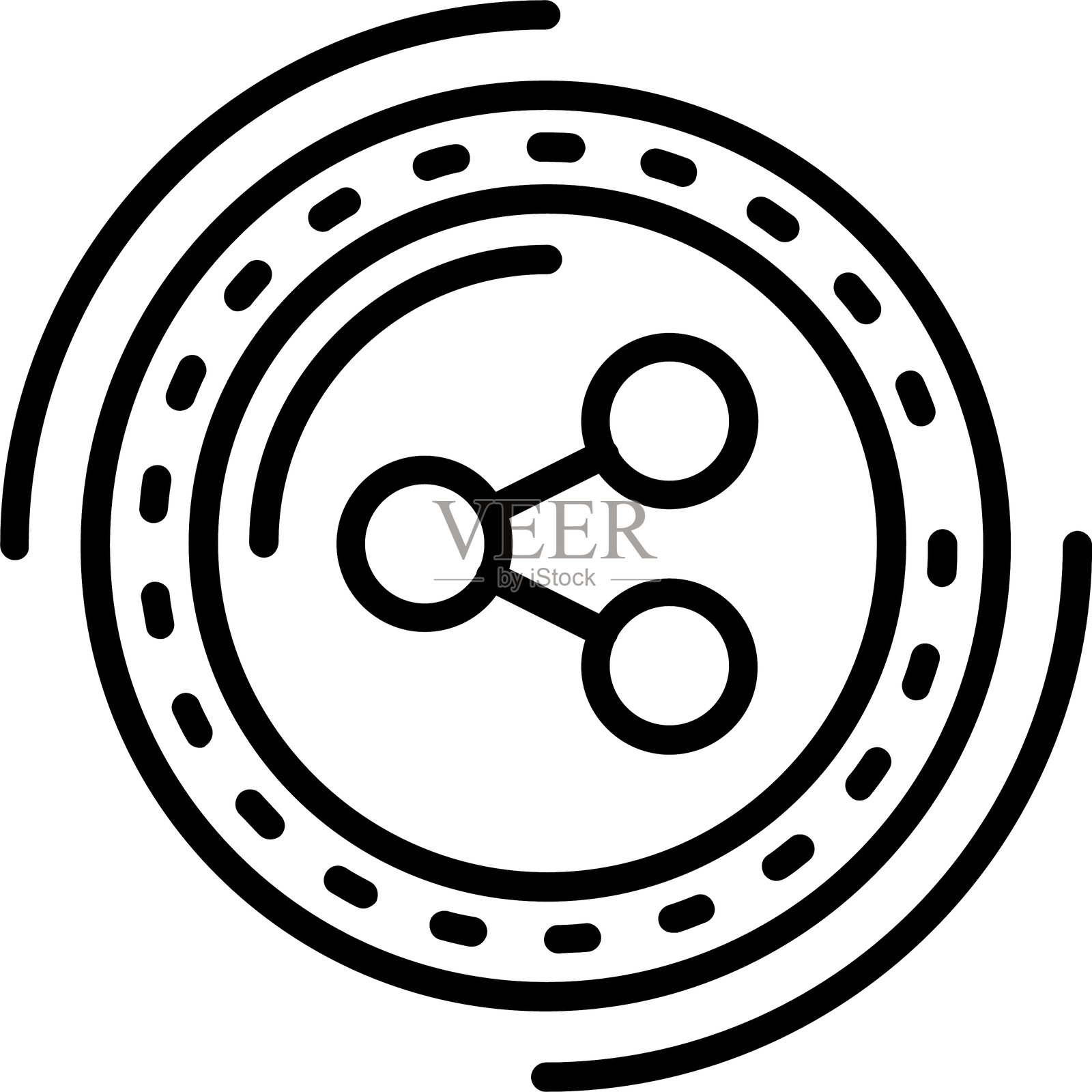 分享线条图标设计插画图片素材