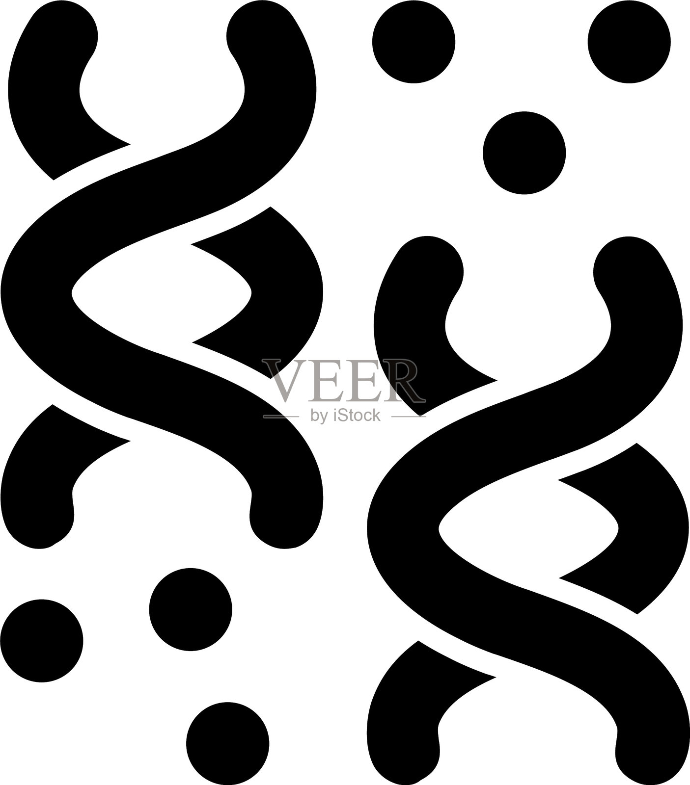 染色体图标设计插画图片素材