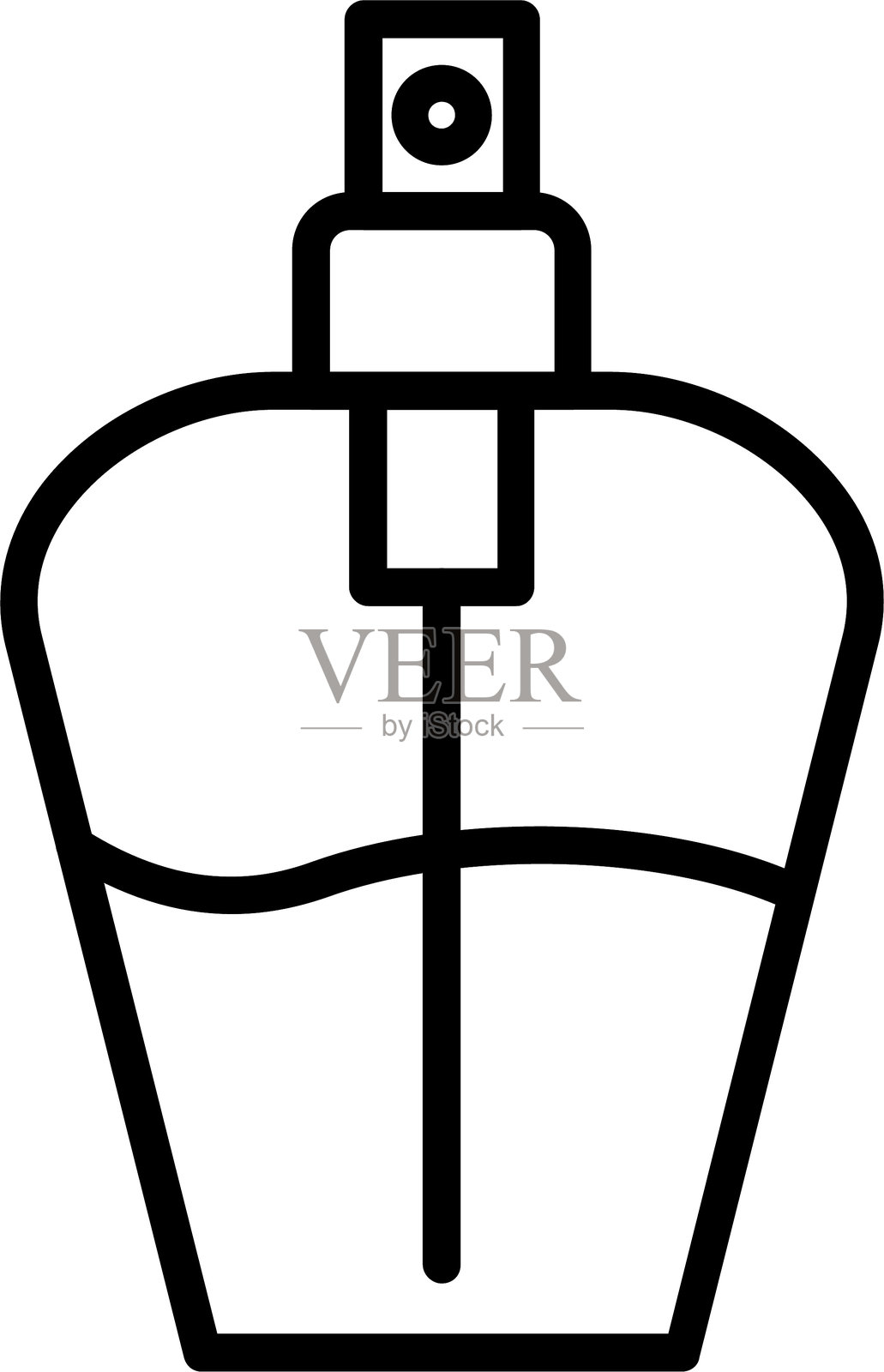 香水线条图标设计插画图片素材