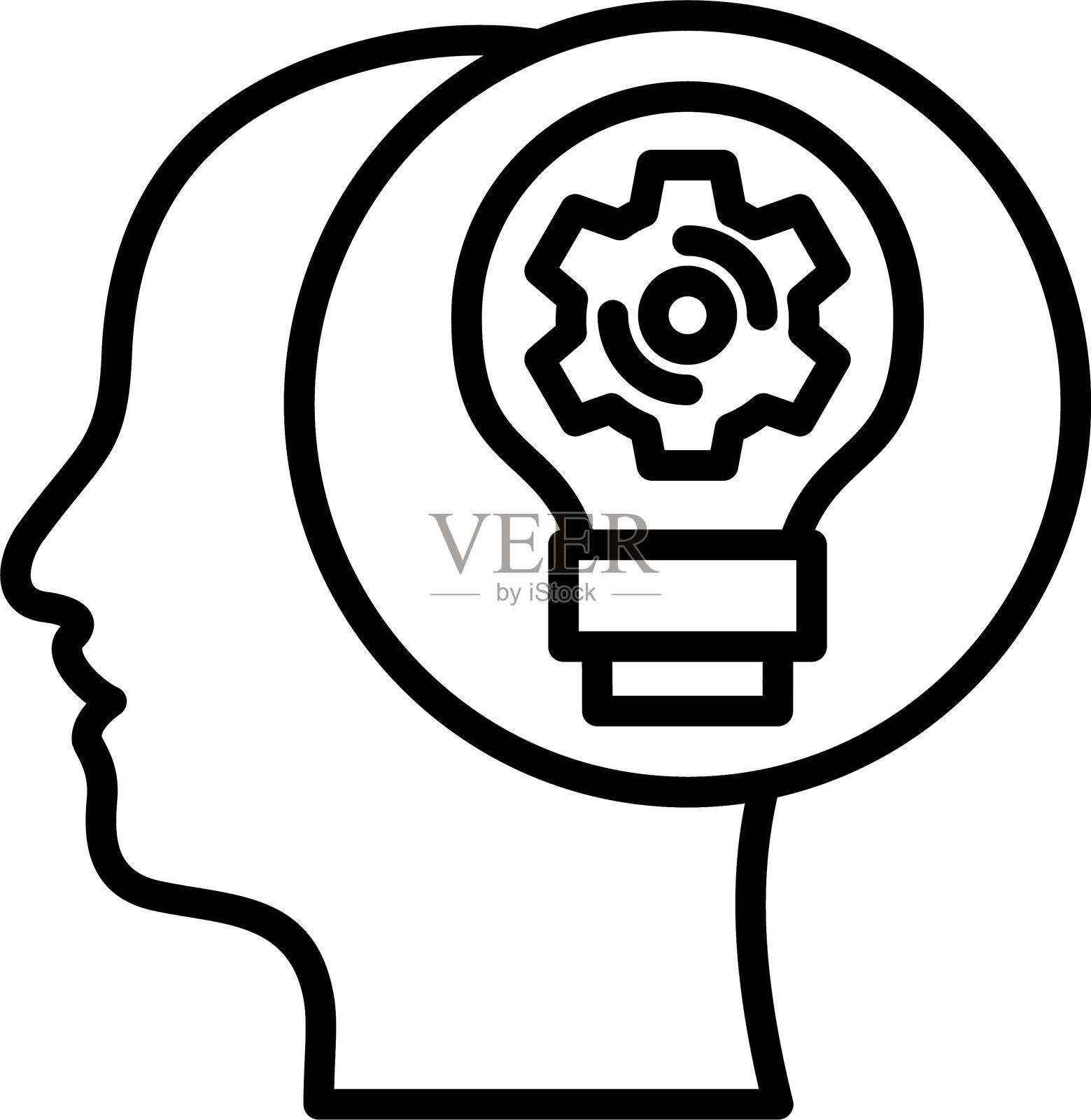 创意线条图标设计插画图片素材