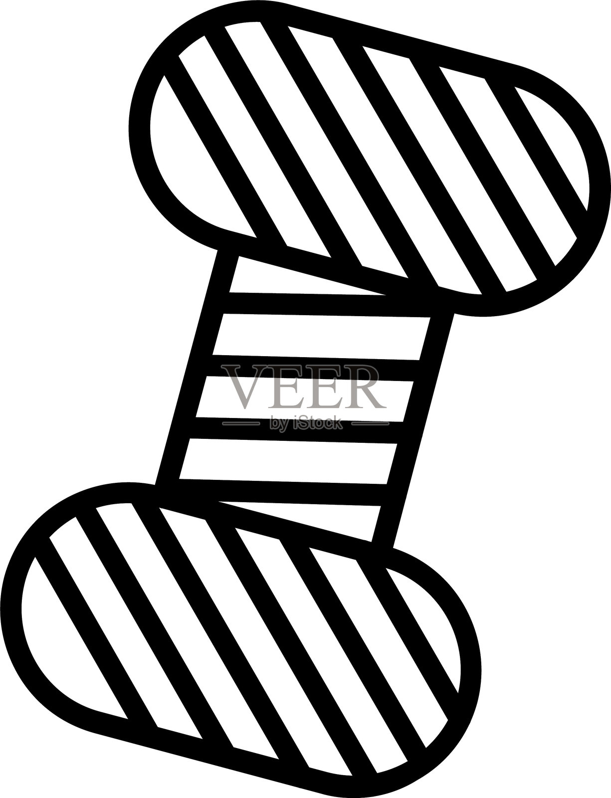 纱线线条图标设计插画图片素材