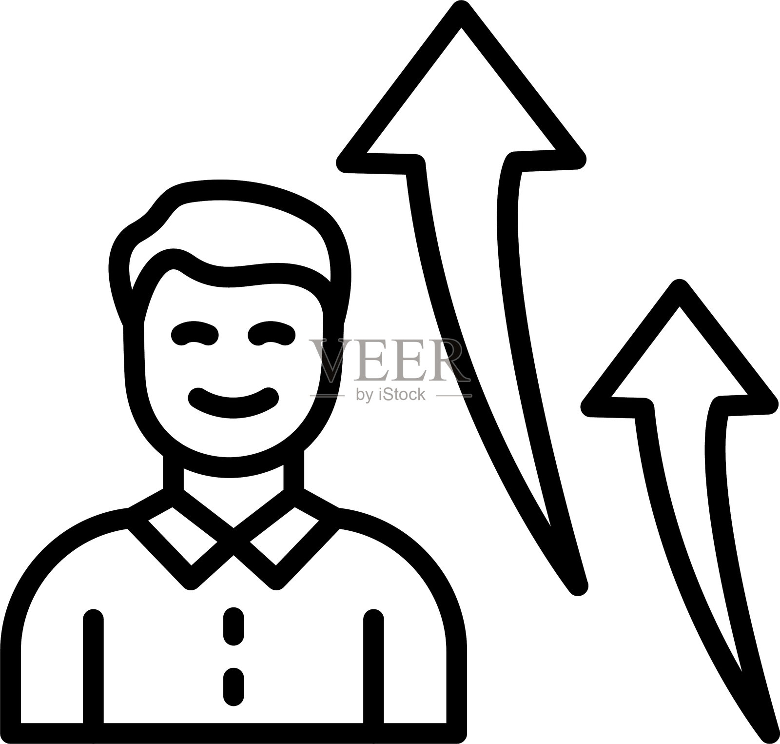 进度线图标设计插画图片素材