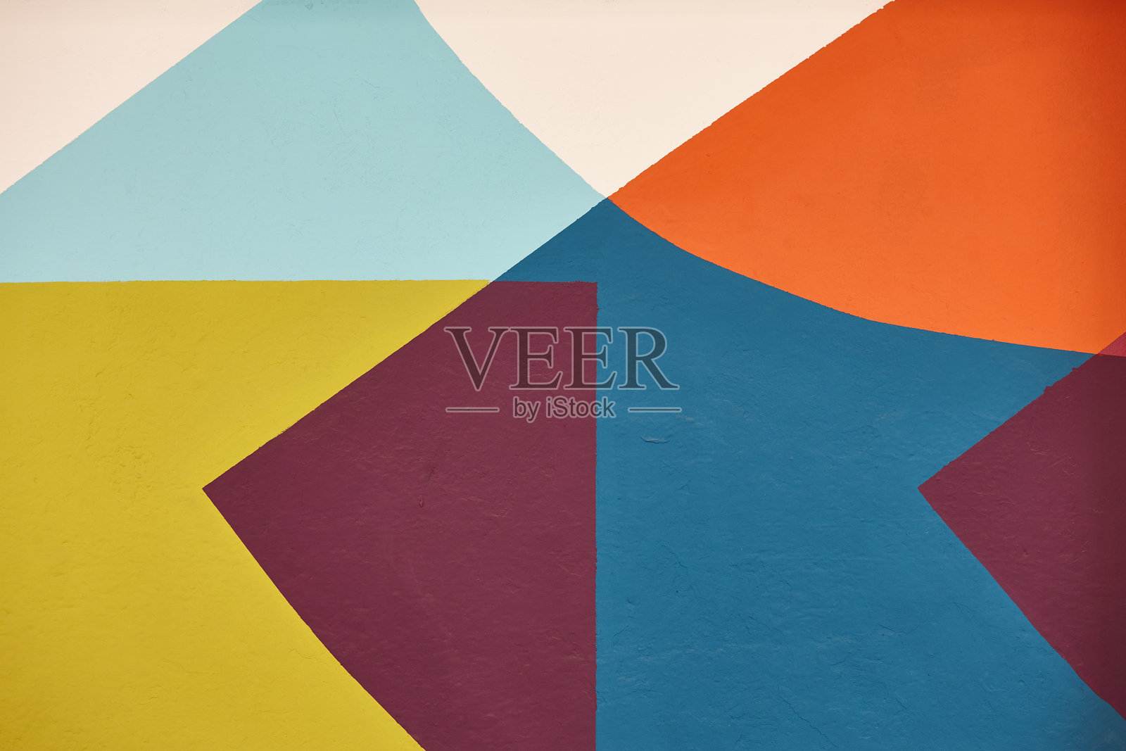 多彩生动的纹理背景。紫色、黄色、蓝色、白色照片摄影图片