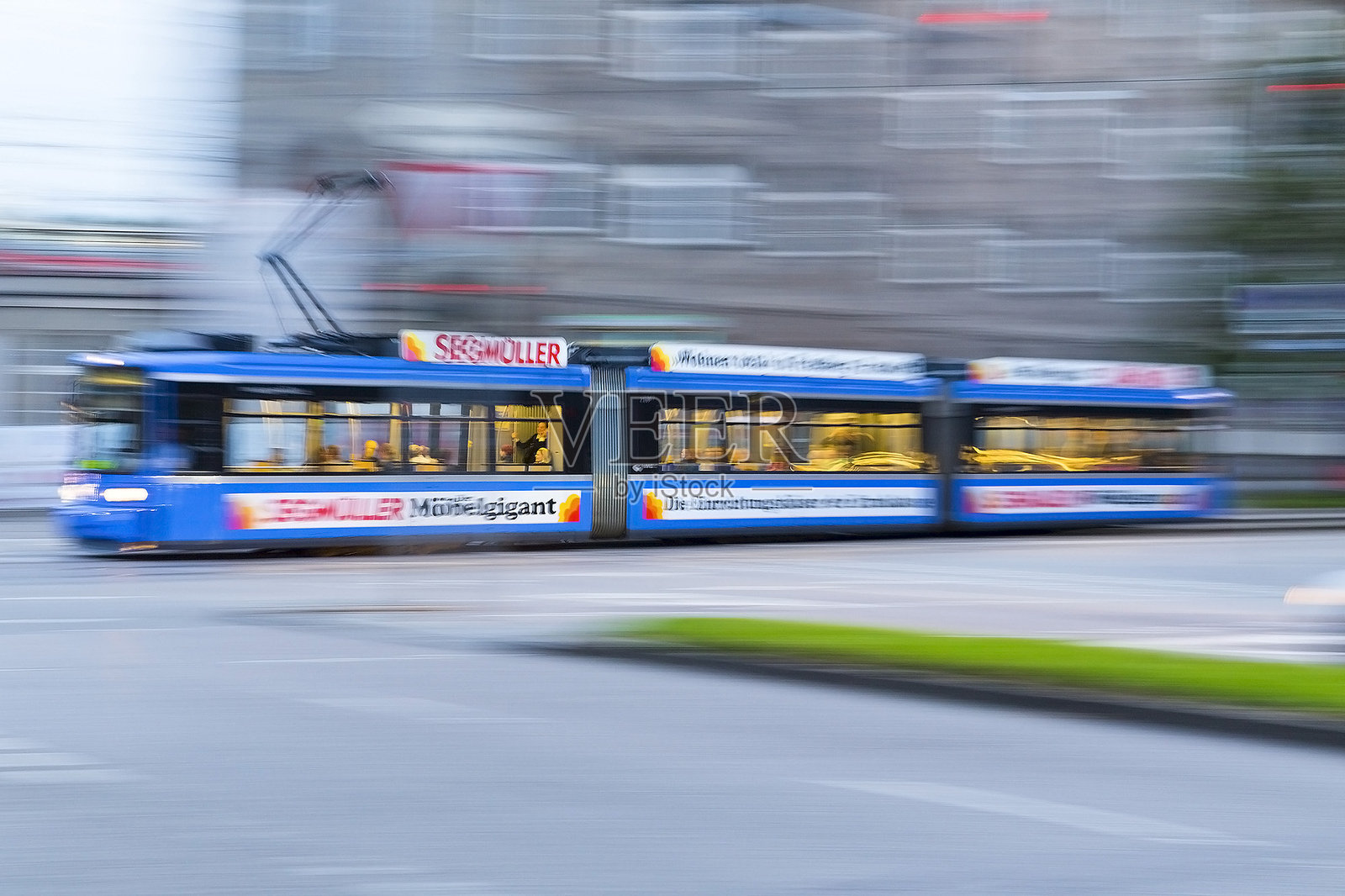慕尼黑的电车照片摄影图片