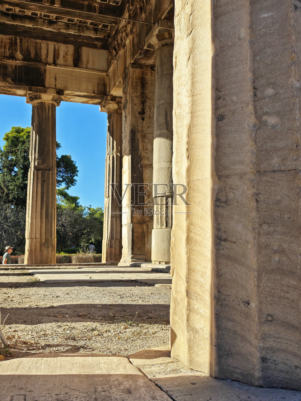 赫菲斯托斯神庙照片摄影图片