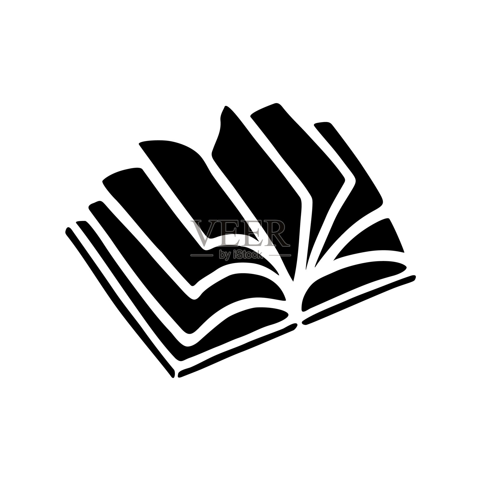 简约风格的细线手绘涂鸦书图标插画图片素材