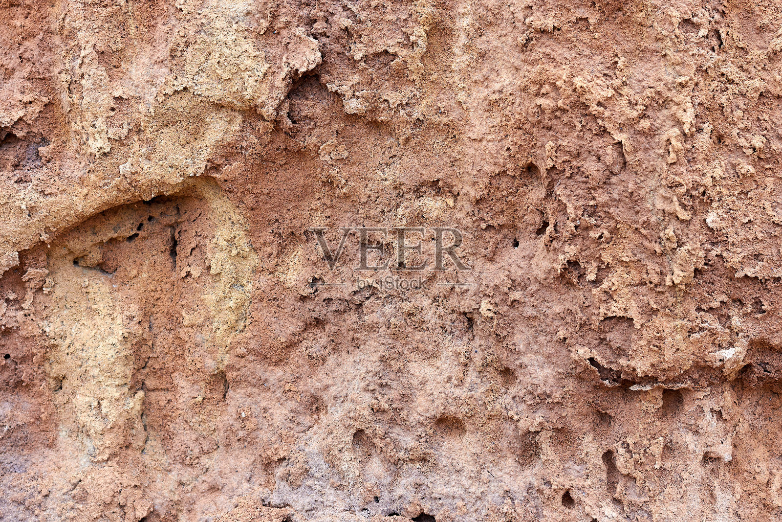 悬崖边缘不同层次的粘土纹理特写照片摄影图片