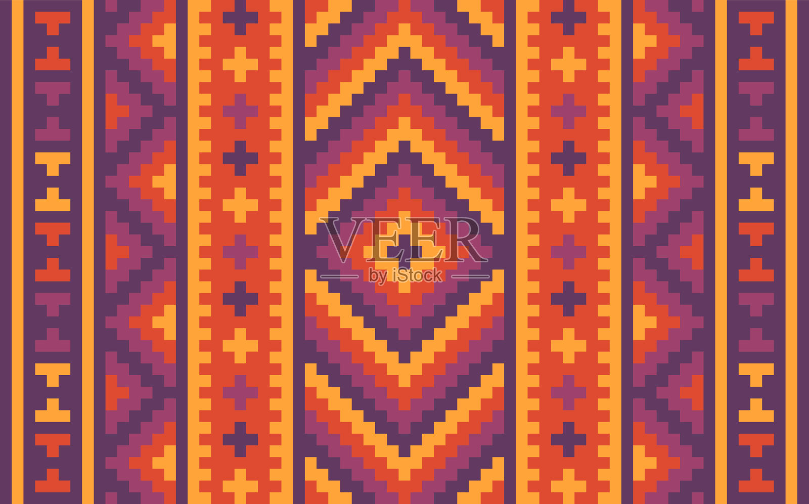 锯齿形布料图案抽象背景插画图片素材