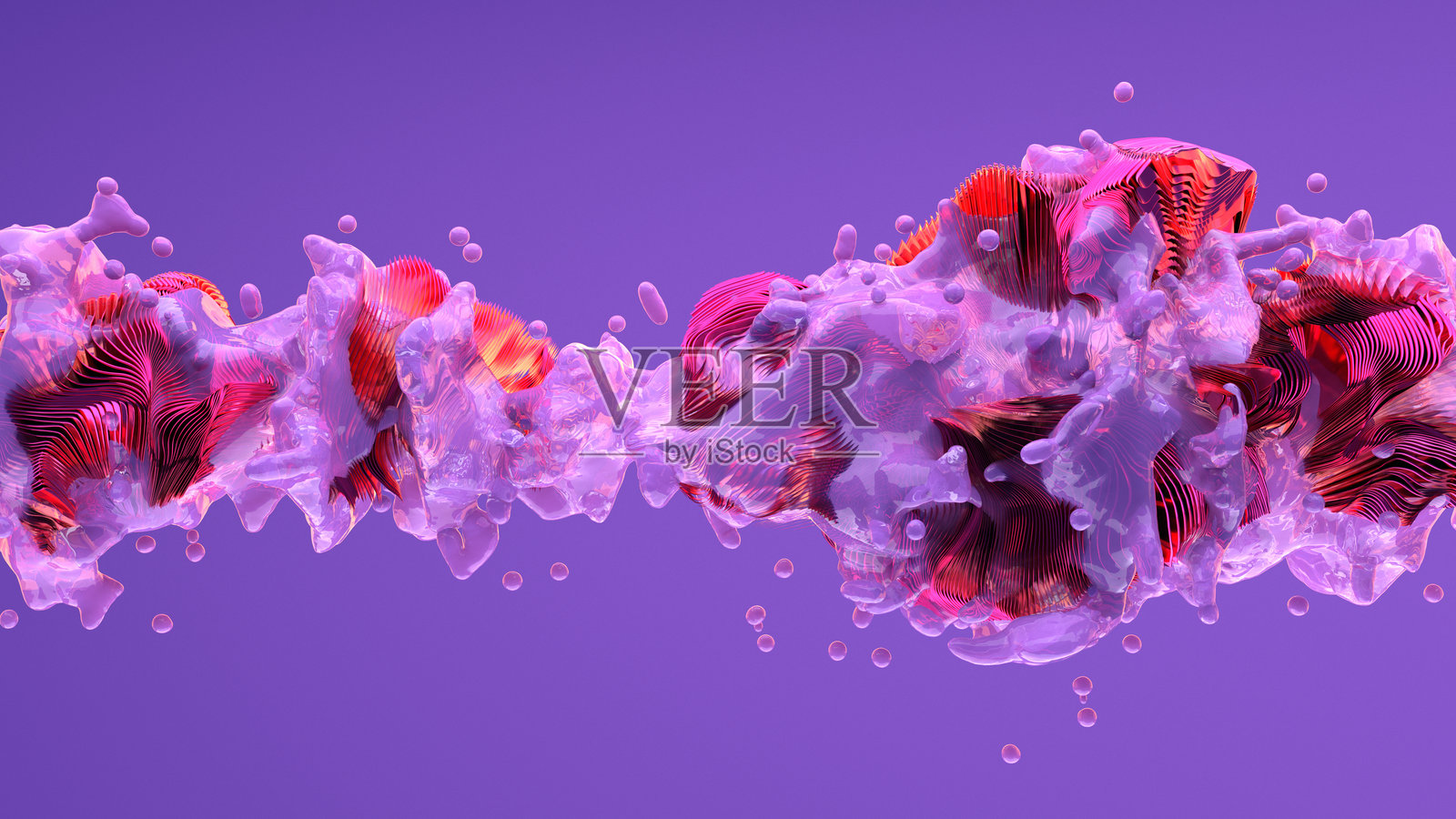 合并固体和流体结构照片摄影图片