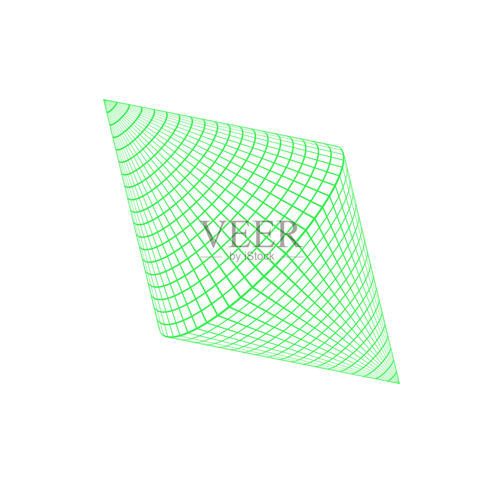 Y2K 3D 线框水晶补丁插画图片素材