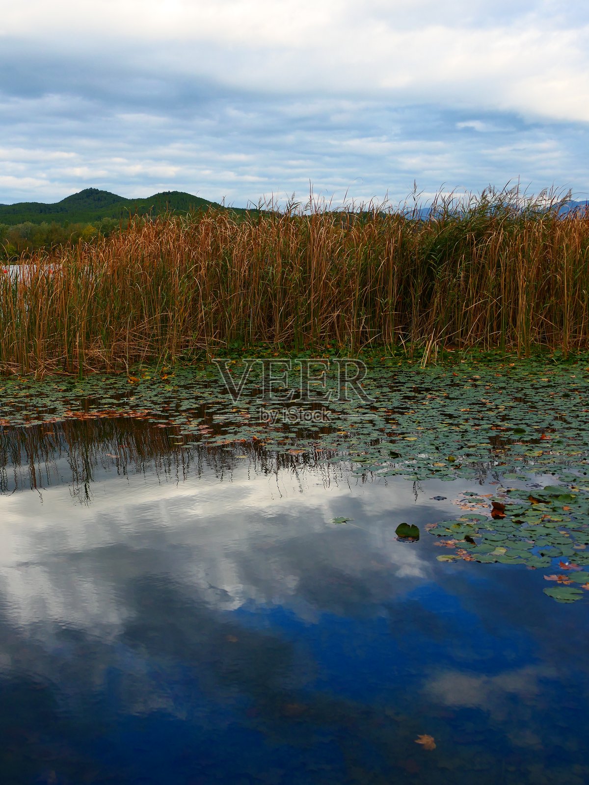 巴尼奥莱斯湖，加泰罗尼亚照片摄影图片