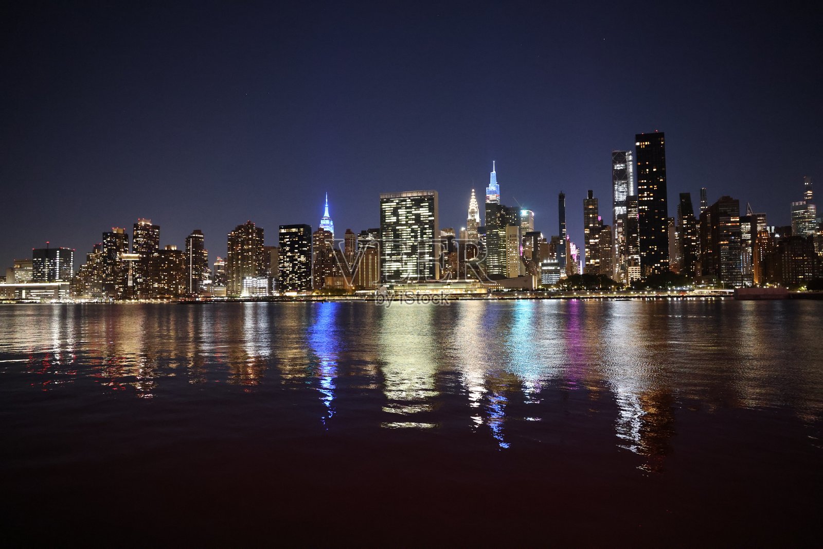 曼哈顿天际线照片摄影图片