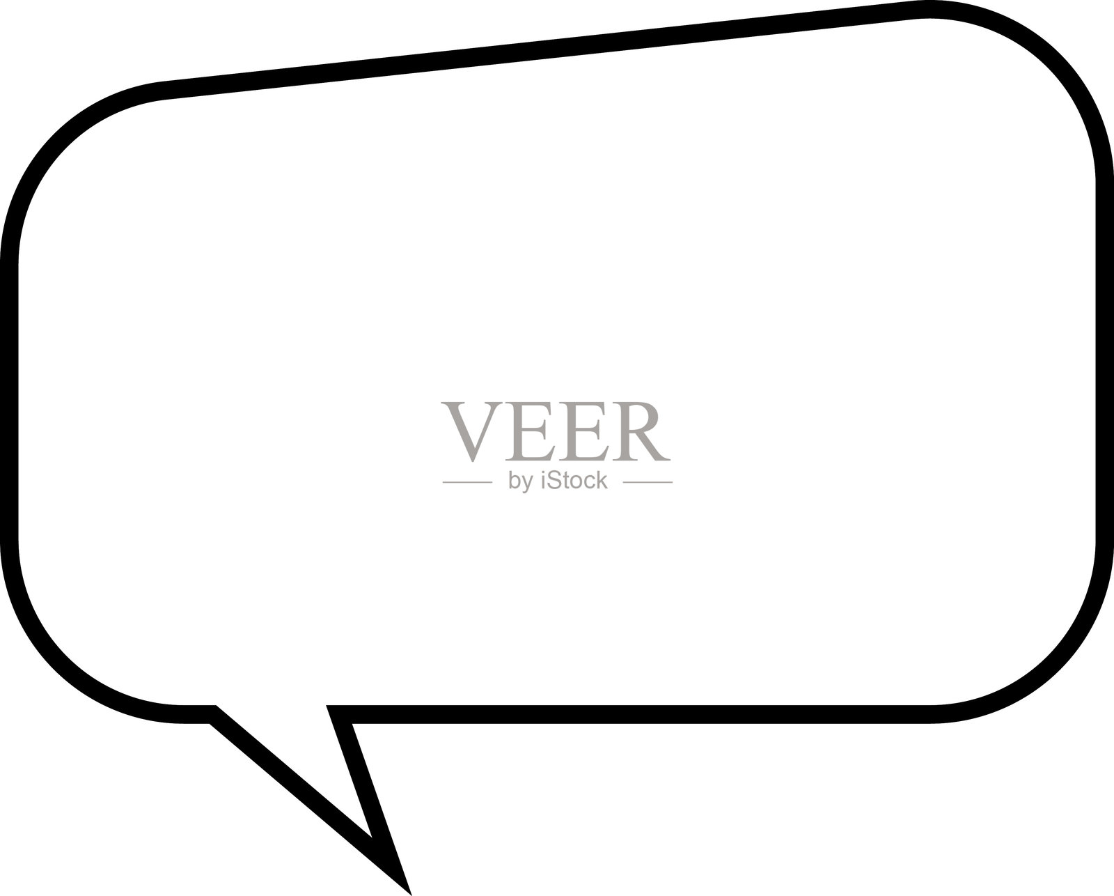 一组对话气泡文本，消息框卡通矢量。气球聊天框思考涂鸦风格。插画图片素材