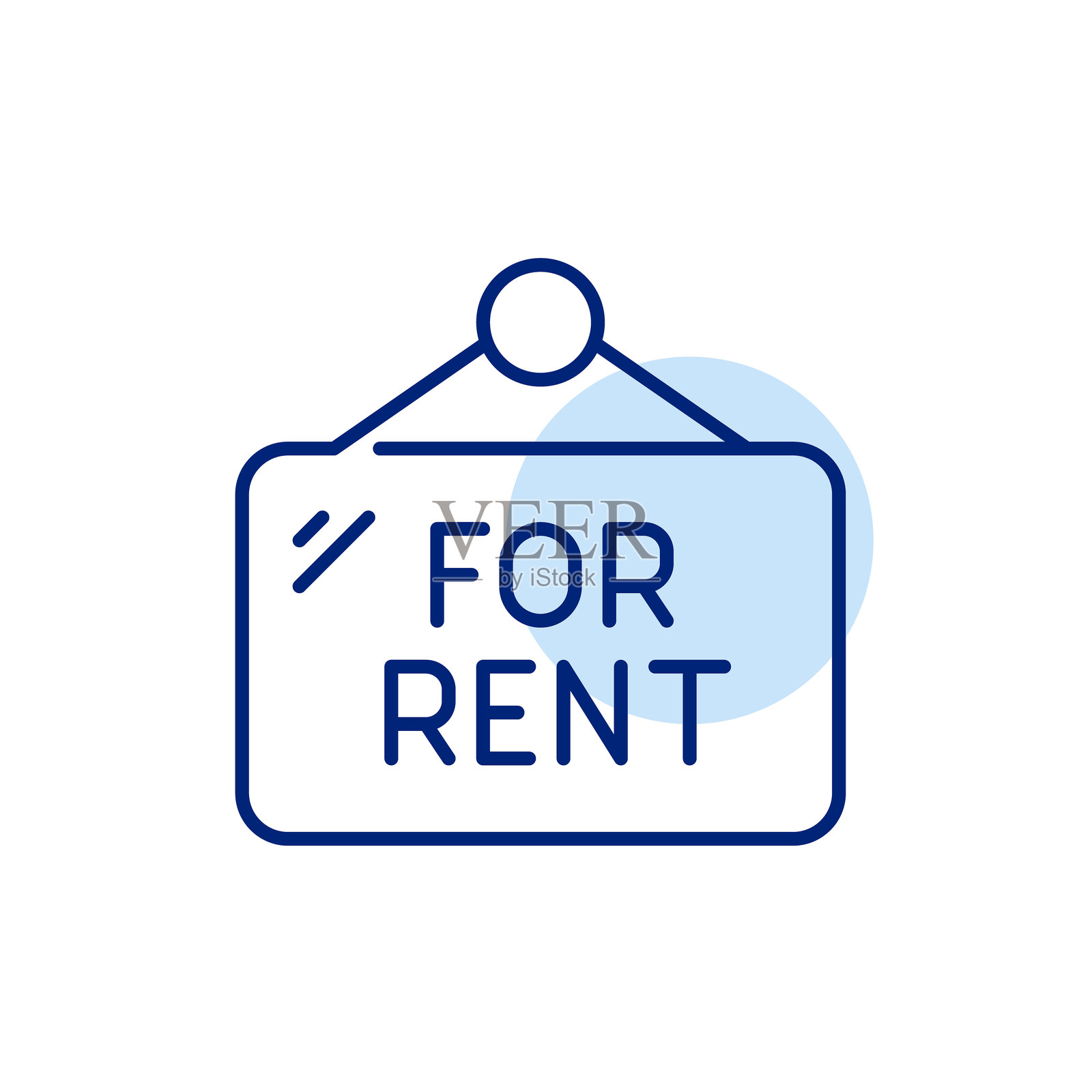 出租标志。寻找您的租赁房屋，租赁机会列表。像素完美的矢量图标插画图片素材
