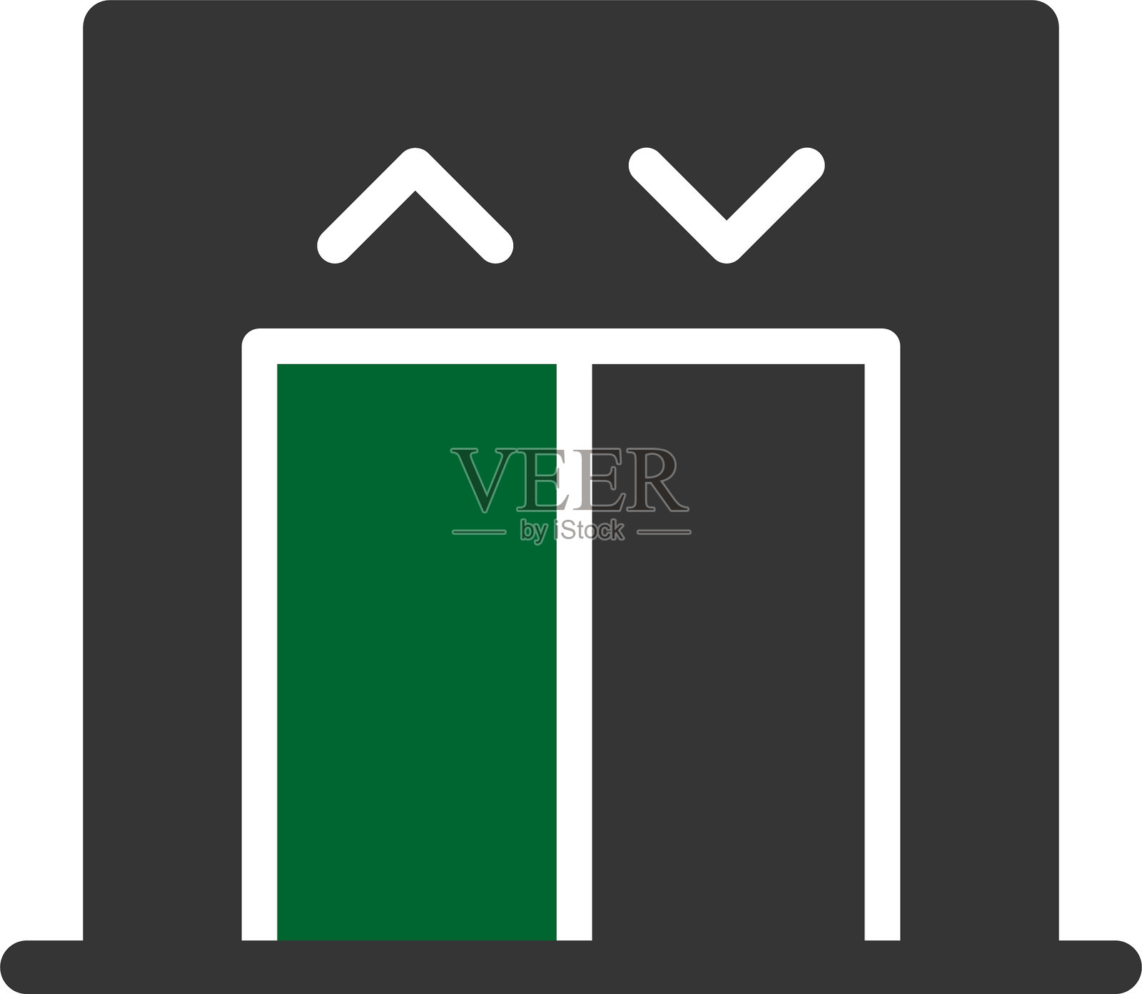 电梯图标插画图片素材