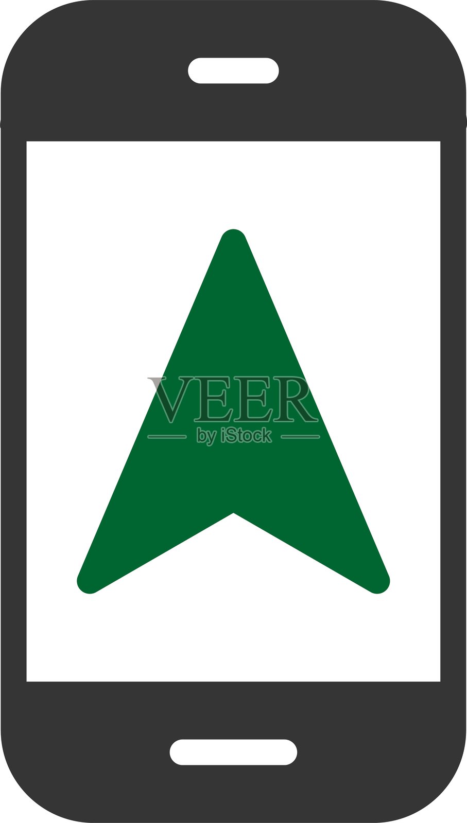 GPS导航图标插画图片素材