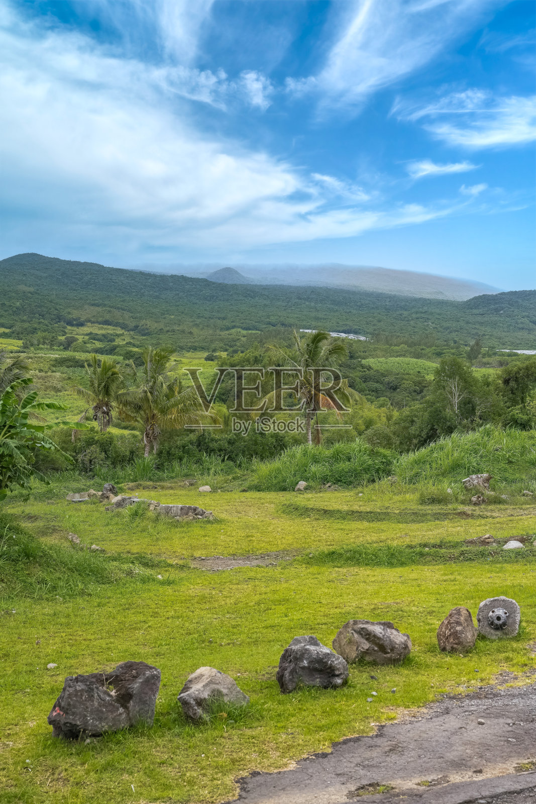 留尼旺岛，圣罗斯的风景照片摄影图片