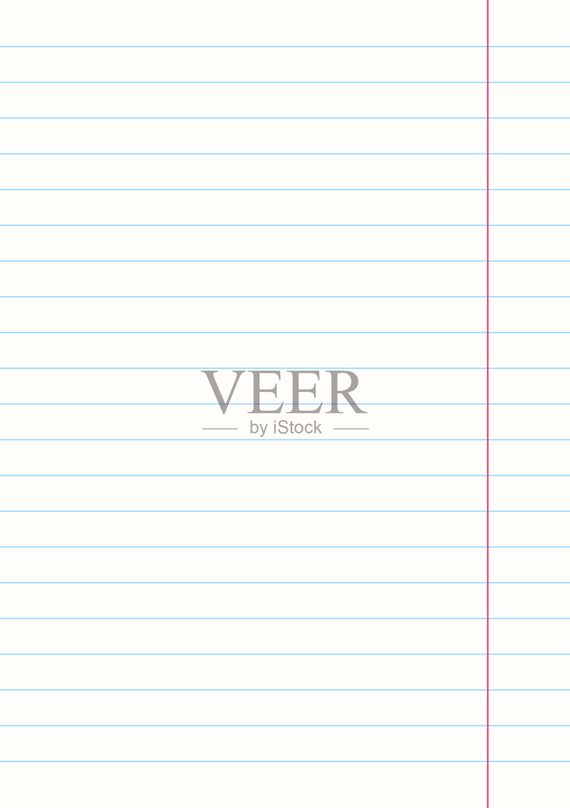 用于书写的竖线页面。适合学校或子弹日记的纸张。纹理背景。带有网格的笔记本纸。图表风格设计。插画图片素材
