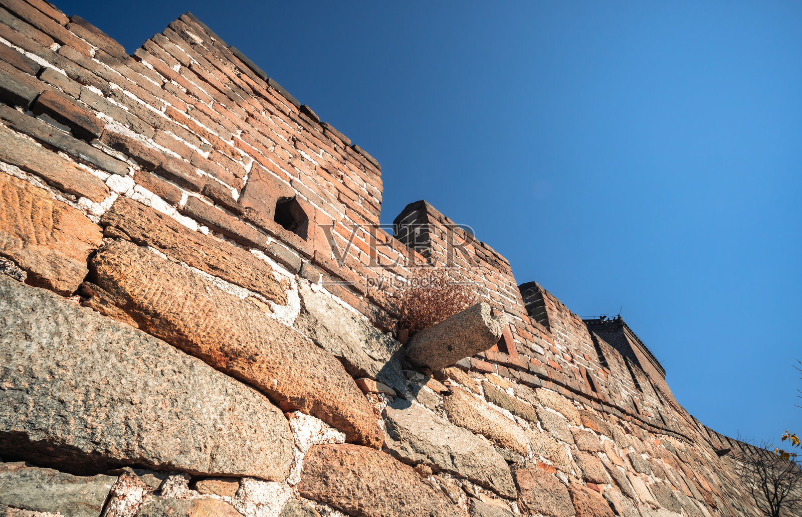 中国长城的细节照片摄影图片