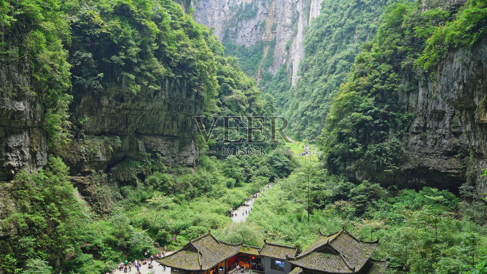 自然三桥，仙女山镇，武隆，重庆，中国，亚洲。变形金刚拍摄地点。照片摄影图片