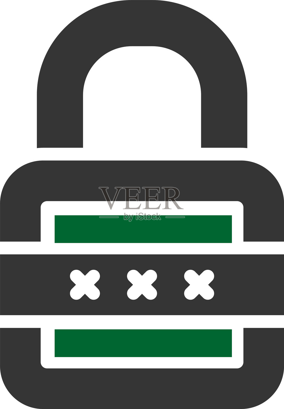 锁定图标插画图片素材