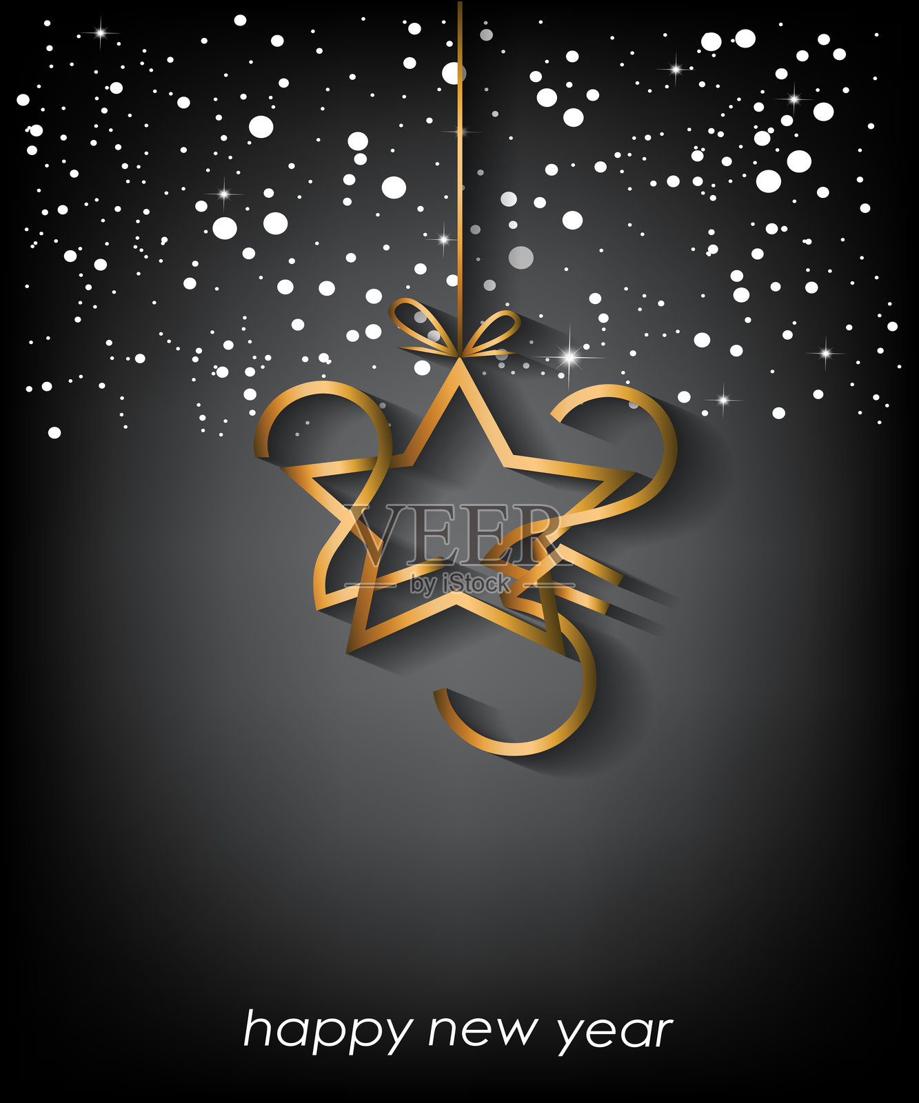 2025年新年快乐背景，适用于您的节日邀请函、庆祝海报和贺卡。插画图片素材