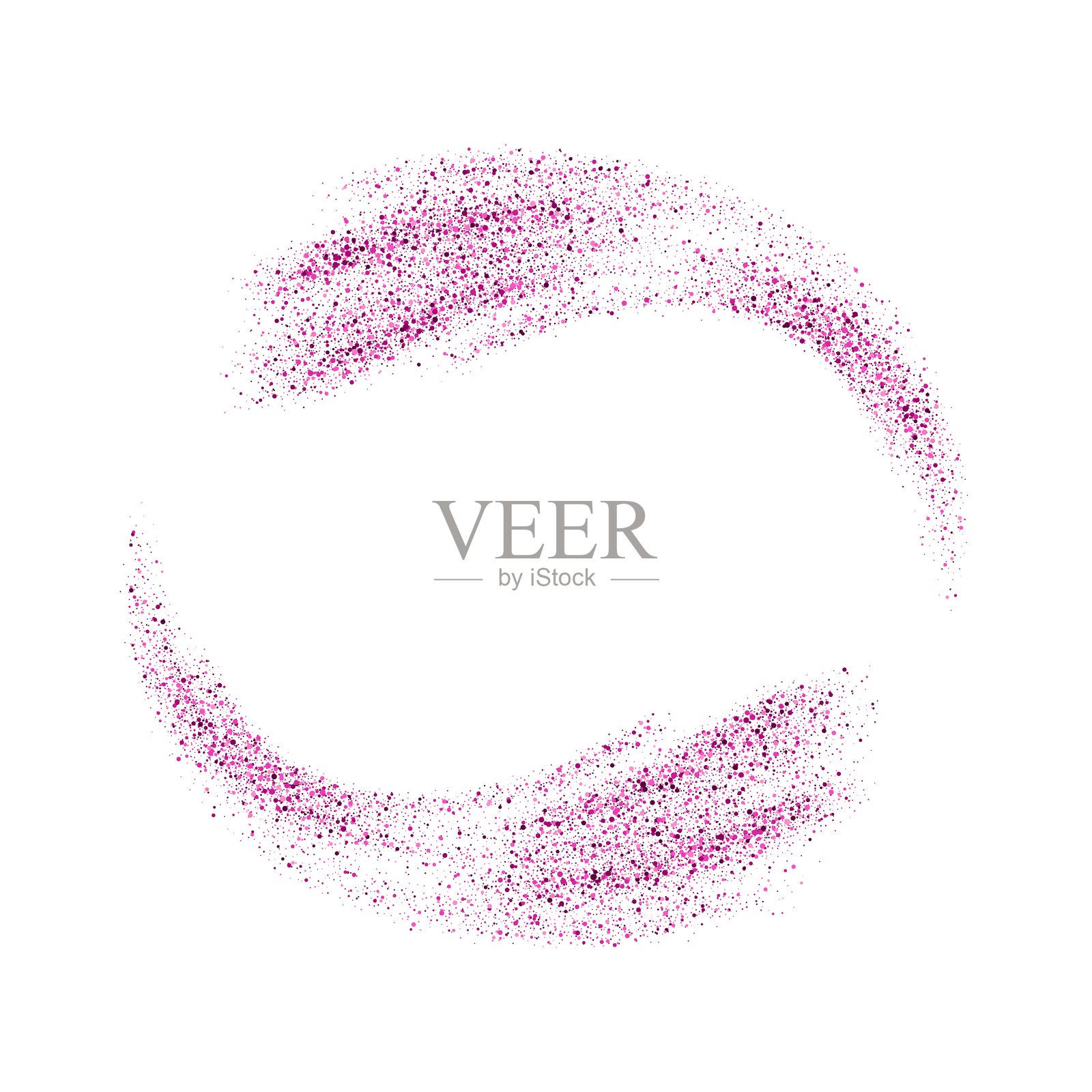 抽象闪亮的紫色闪光设计元素插画图片素材