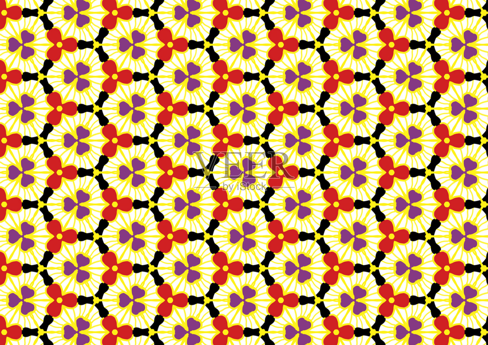 色彩斑斓的图案背景，美丽的几何条纹。插画图片素材