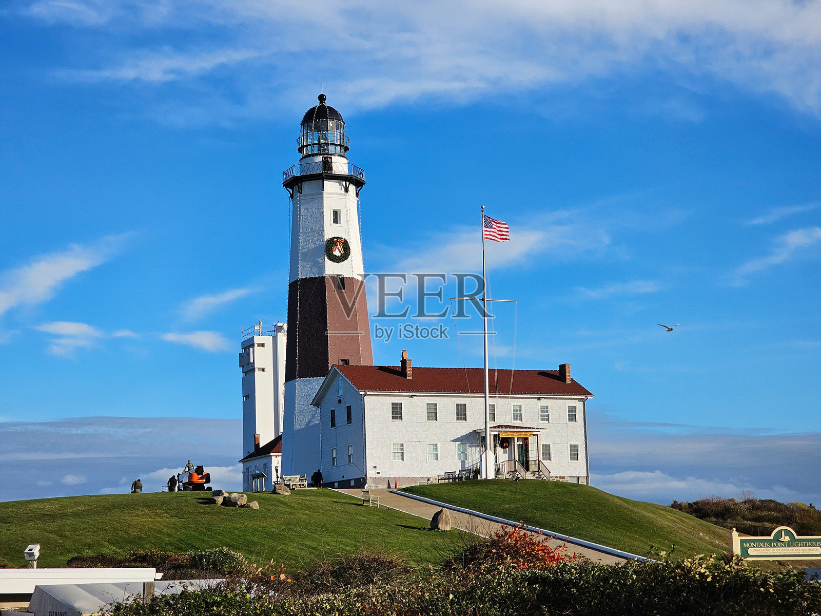 蒙托克角灯塔特写照片摄影图片