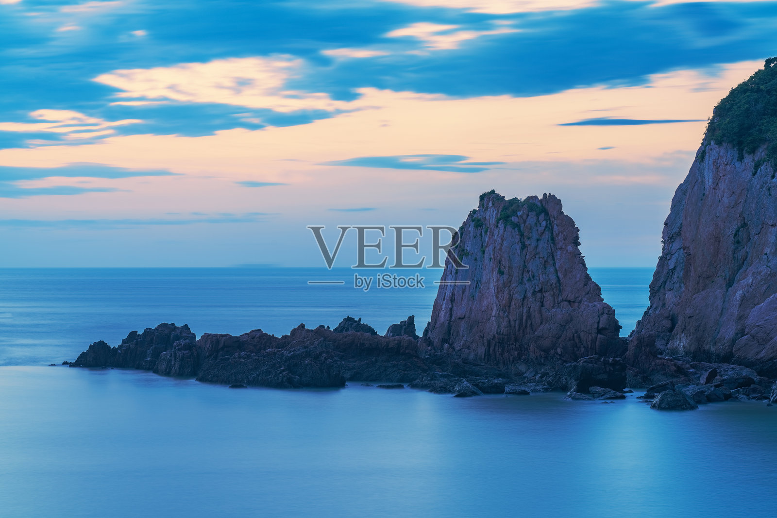 中国浙江省沿海的珊瑚礁、海滩和美丽风景照片摄影图片