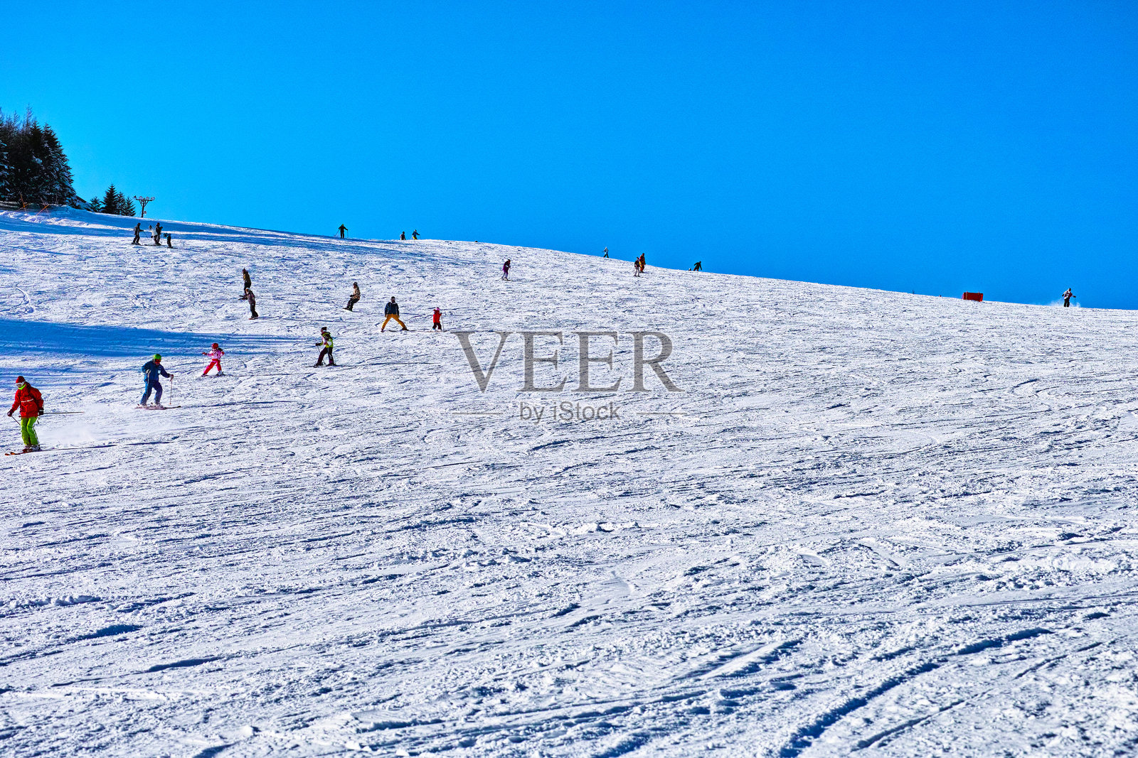 车山高原滑雪场照片摄影图片