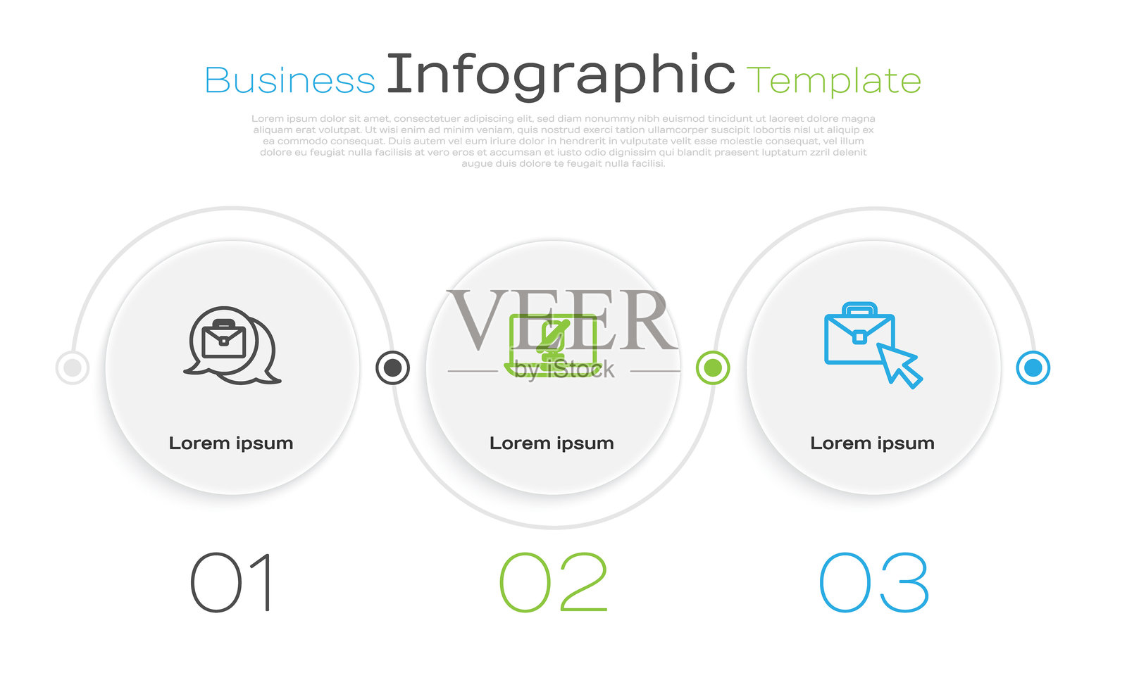 在线工作设置，静音笔记本电脑麦克风。商业信息图模板。矢量图。插画图片素材