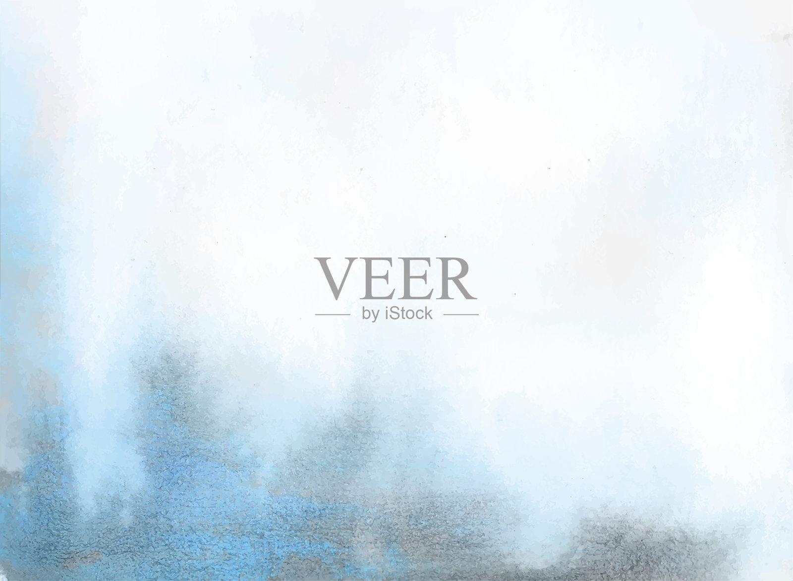 抽象水彩背景。灰色。蓝色。插画图片素材