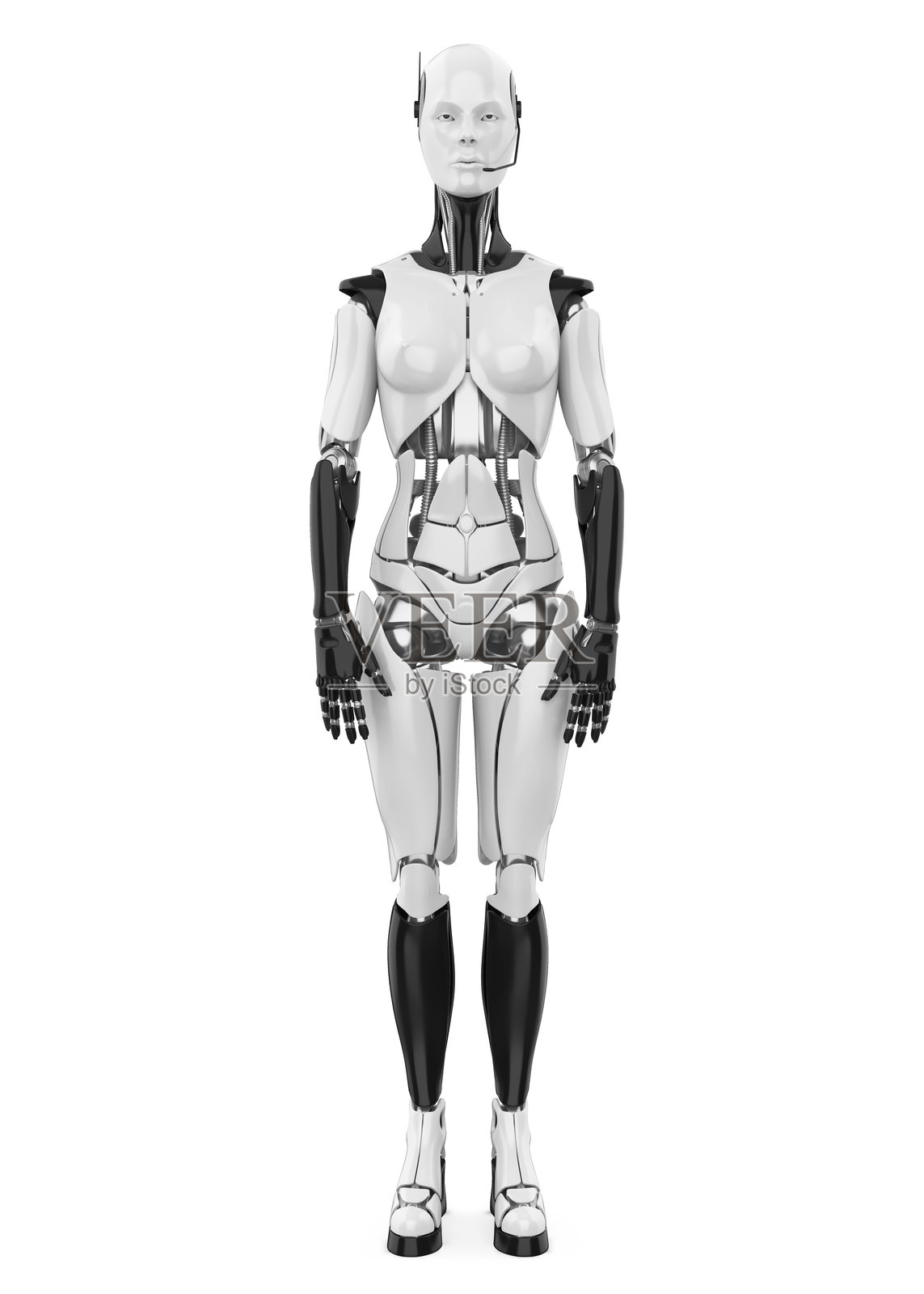 人形机器人孤立无援照片摄影图片