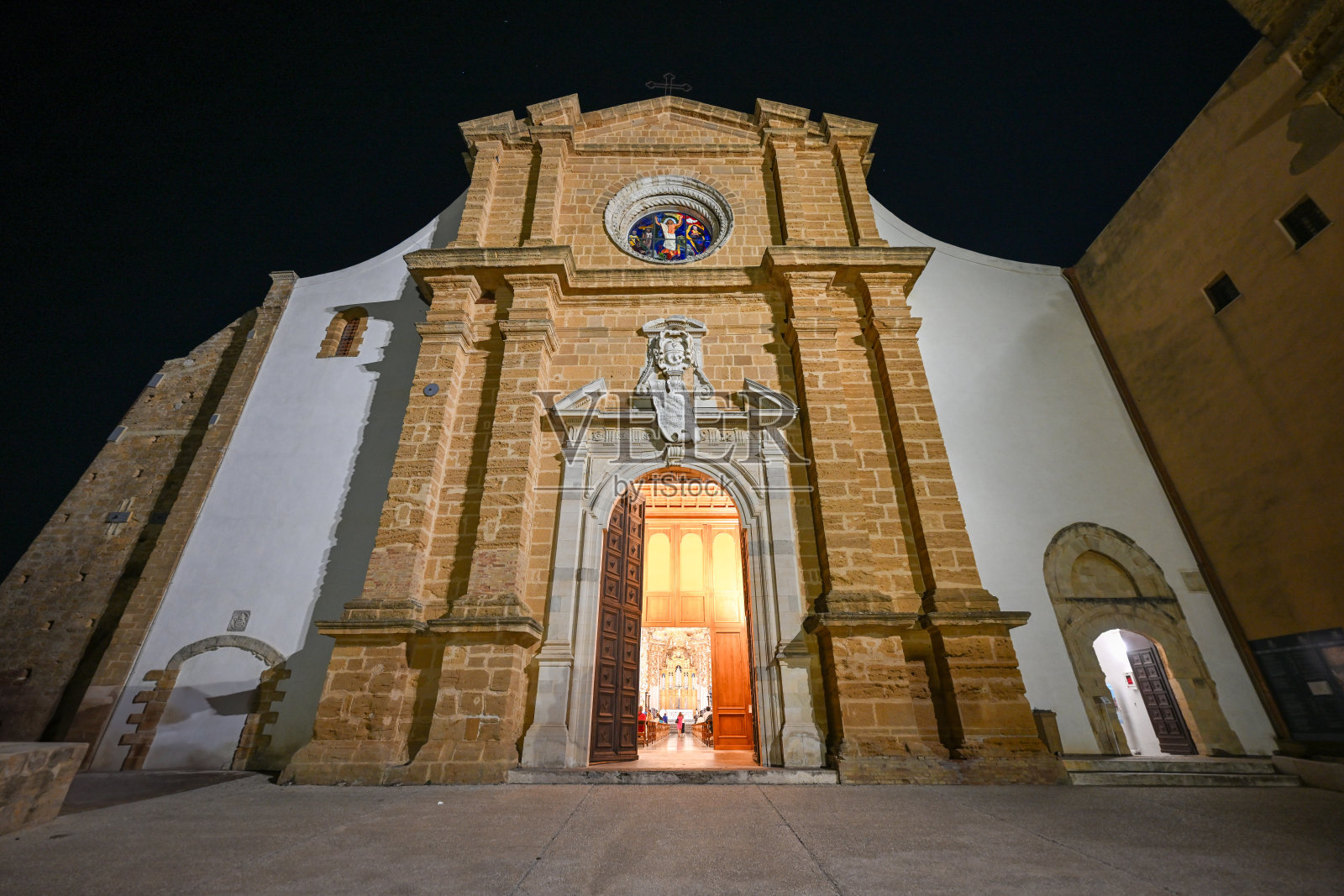 圣杰兰多大教堂 - 阿格里真托，西西里，意大利照片摄影图片