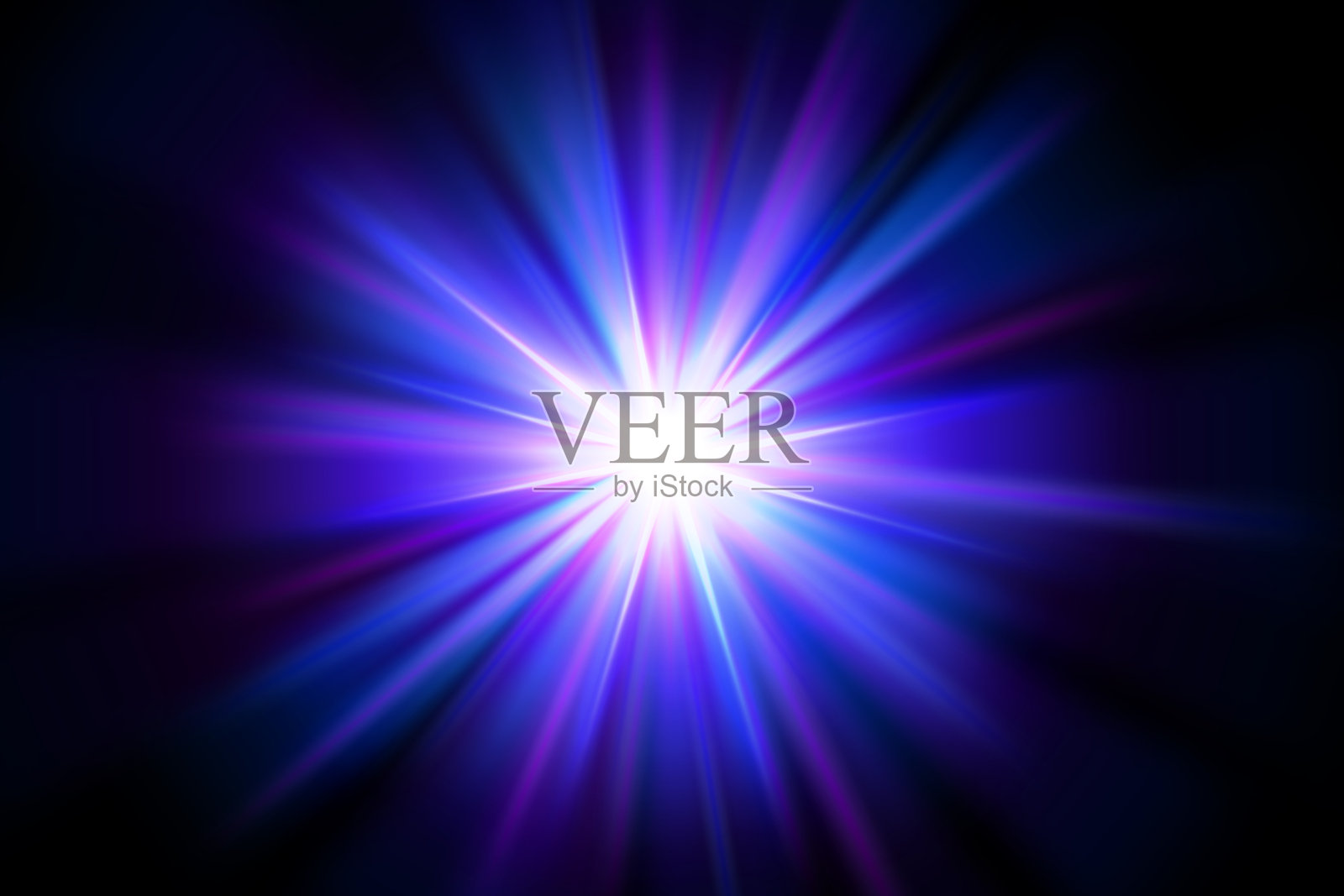 在黑暗背景上闪耀的光辉，矢量插图插画图片素材