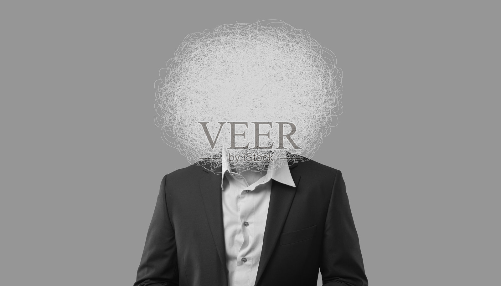 精神混乱。照片摄影图片