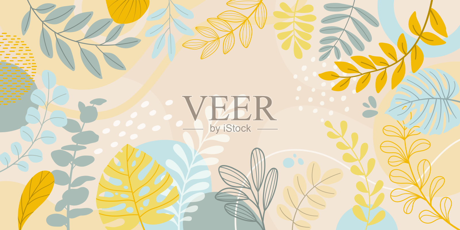 设计用的抽象背景。社交媒体广告的模板横幅和封面，特别促销新到货销售的模板。插画图片素材