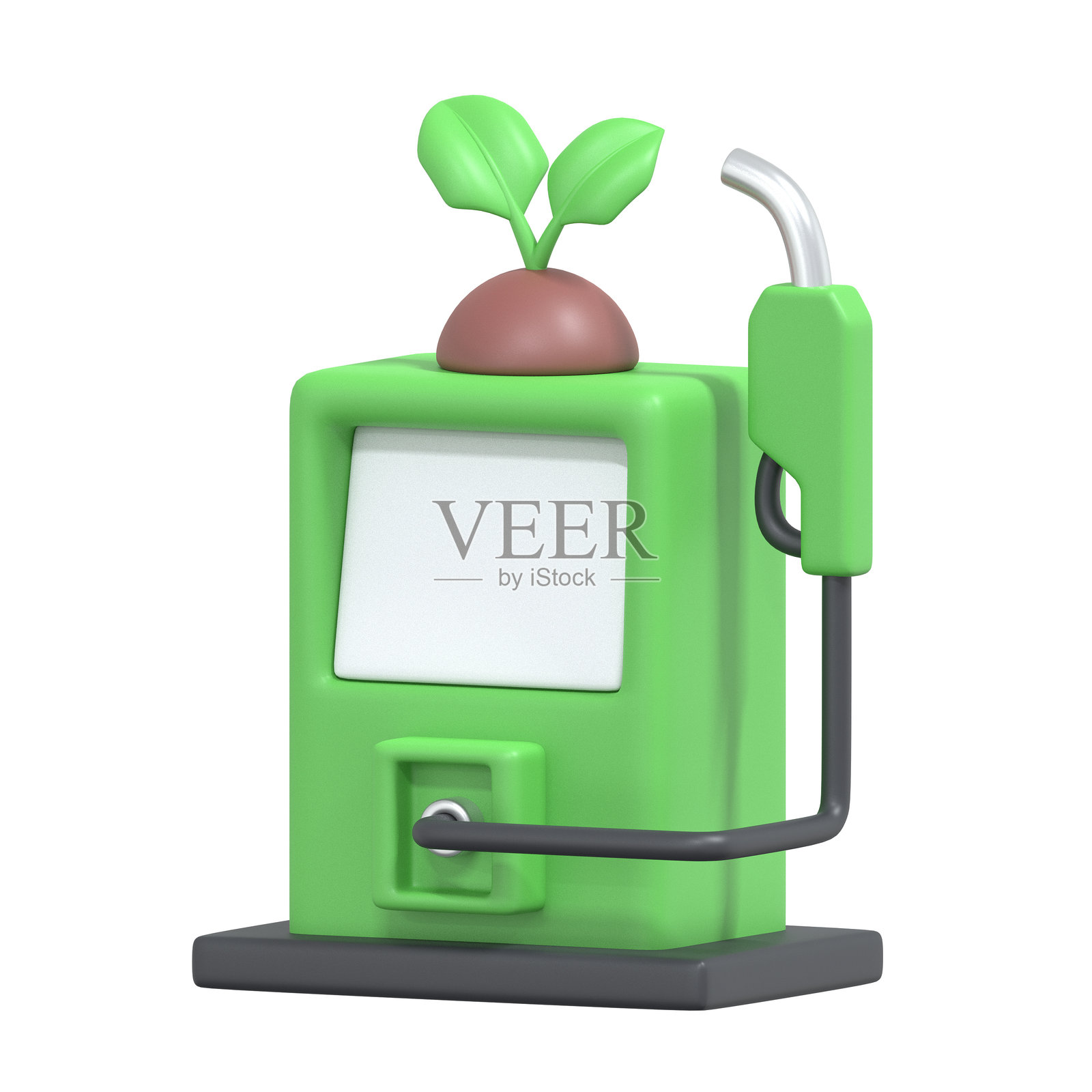 3D生态燃料图标照片摄影图片