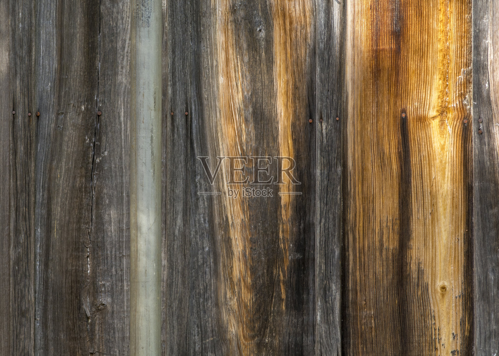 磨损的木质外墙板照片摄影图片