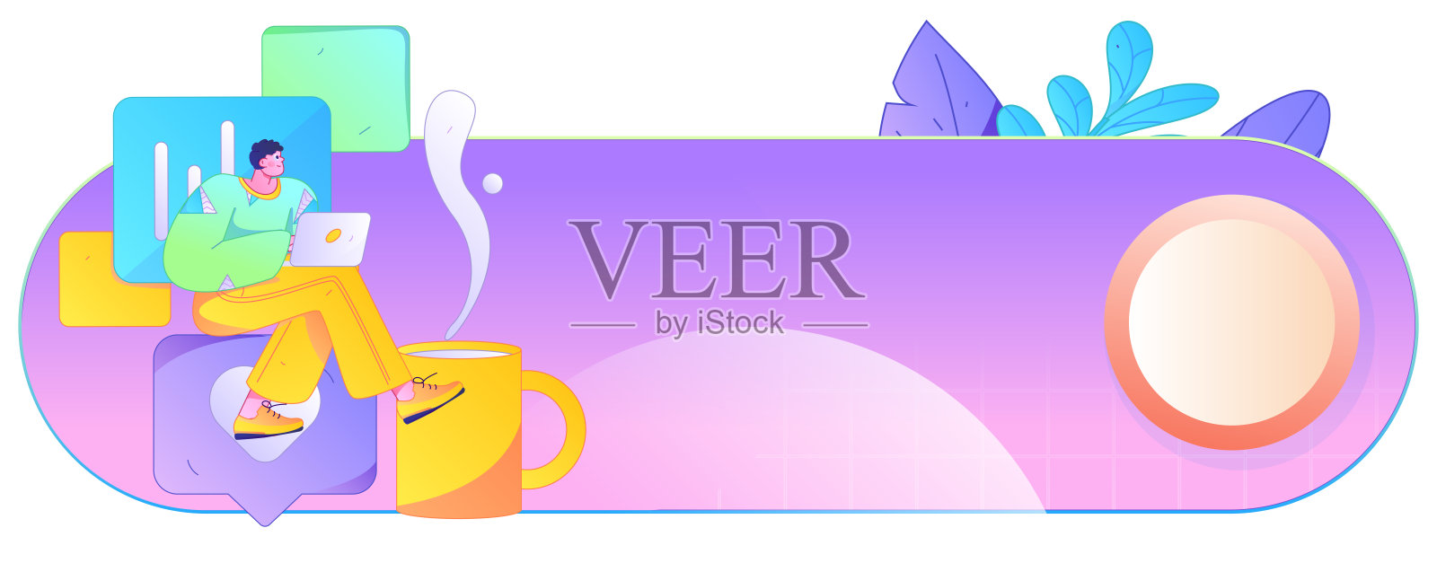 与顾问沟通的扁平矢量角色概念操作手绘插图插画图片素材