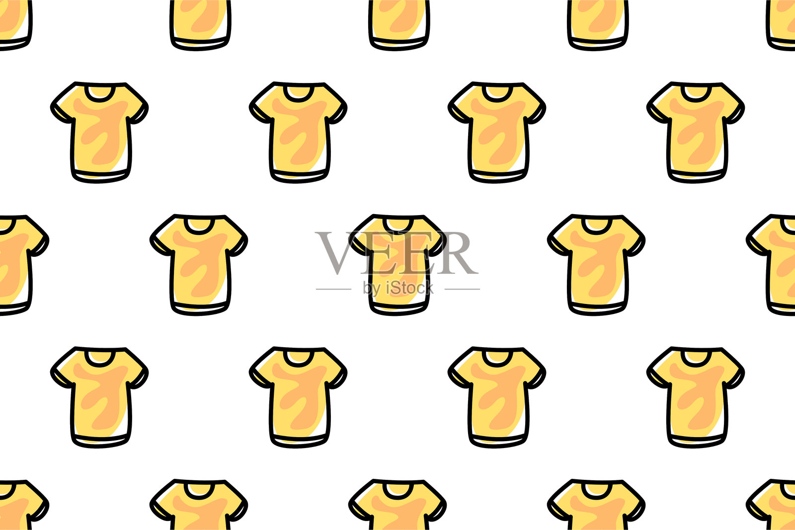 无缝图案背景服装插画图片素材