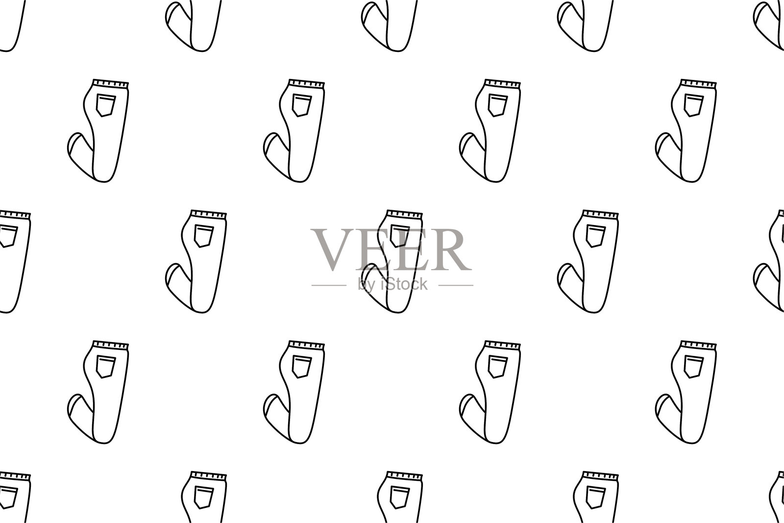 无缝图案背景服装插画图片素材