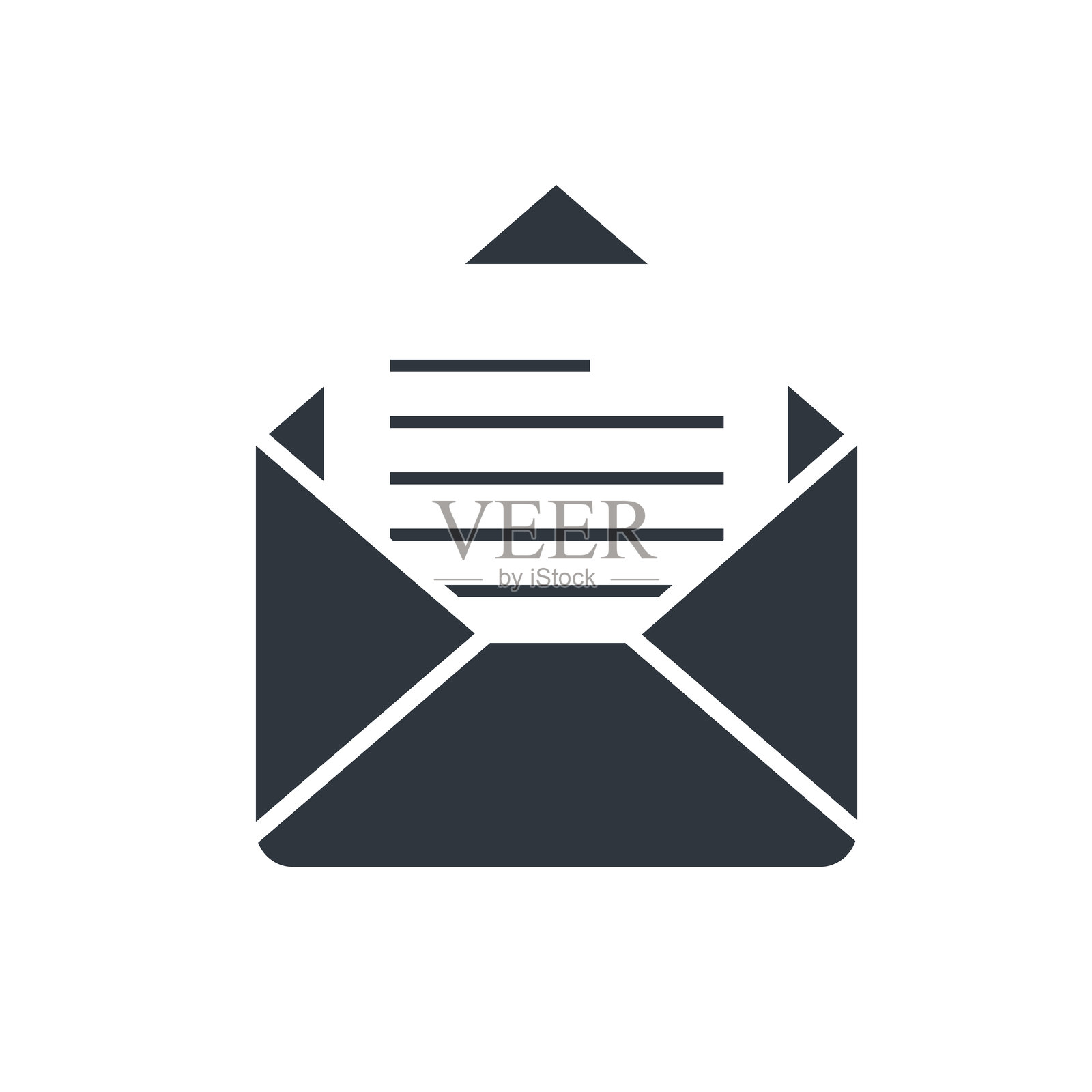 信封电子邮件。短信聊天。沟通图标。联系人页面图标。消息图标。扁平矢量图标插图。插画图片素材