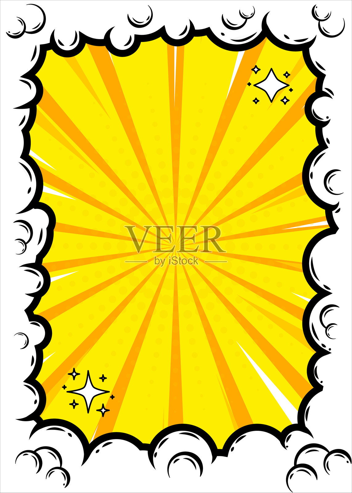 可爱的漫画背景插画图片素材