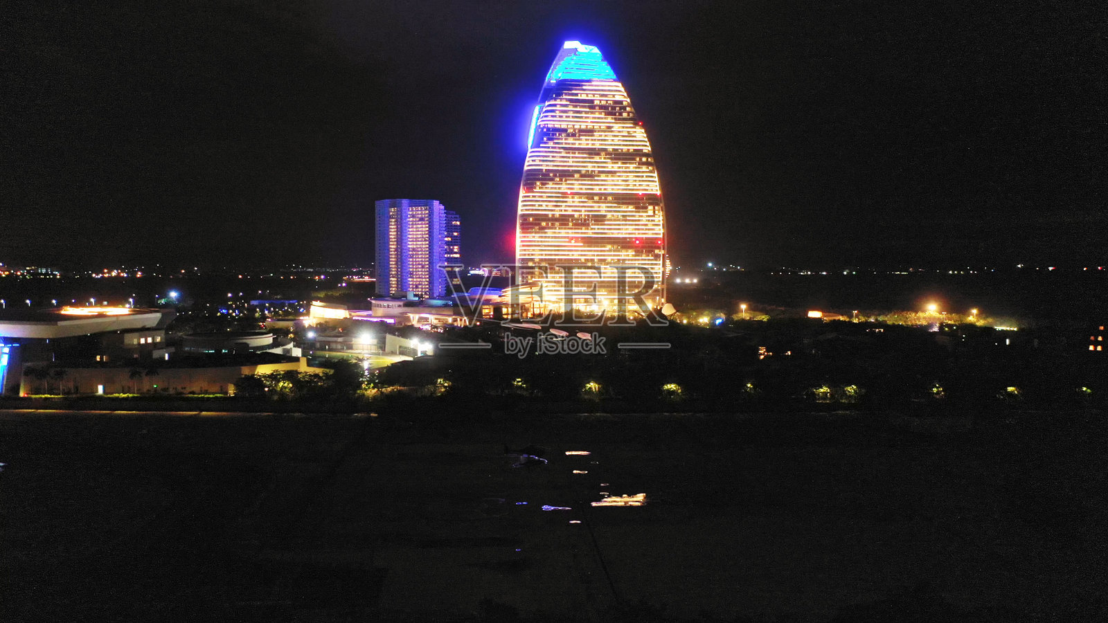 海口市海棠湾的海岸线，海南，中国，亚洲。照片摄影图片