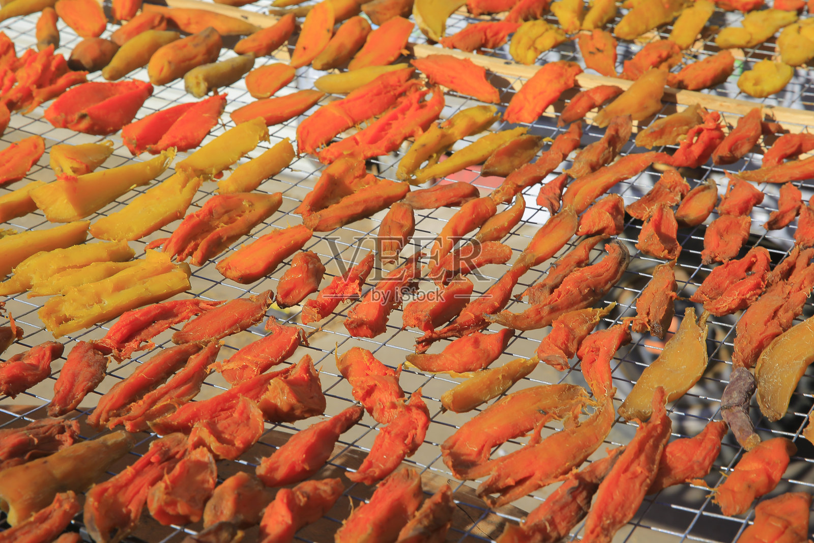 特写的干甜薯照片摄影图片