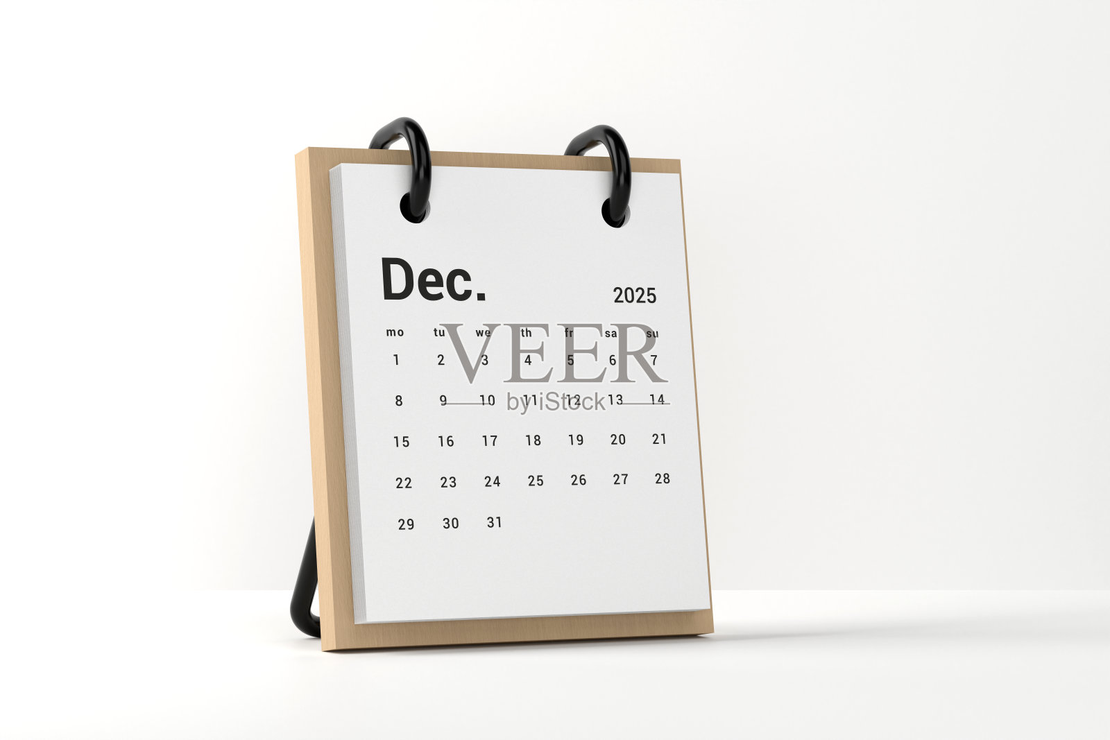 2025年12月桌面日历照片摄影图片