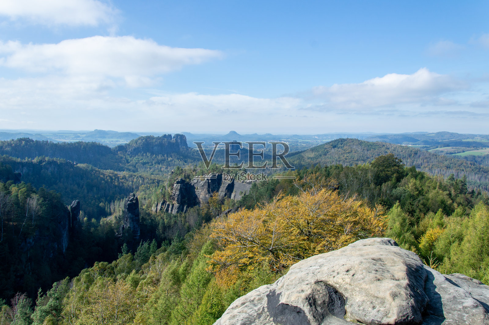 德国萨克森瑞士的田园风光照片摄影图片