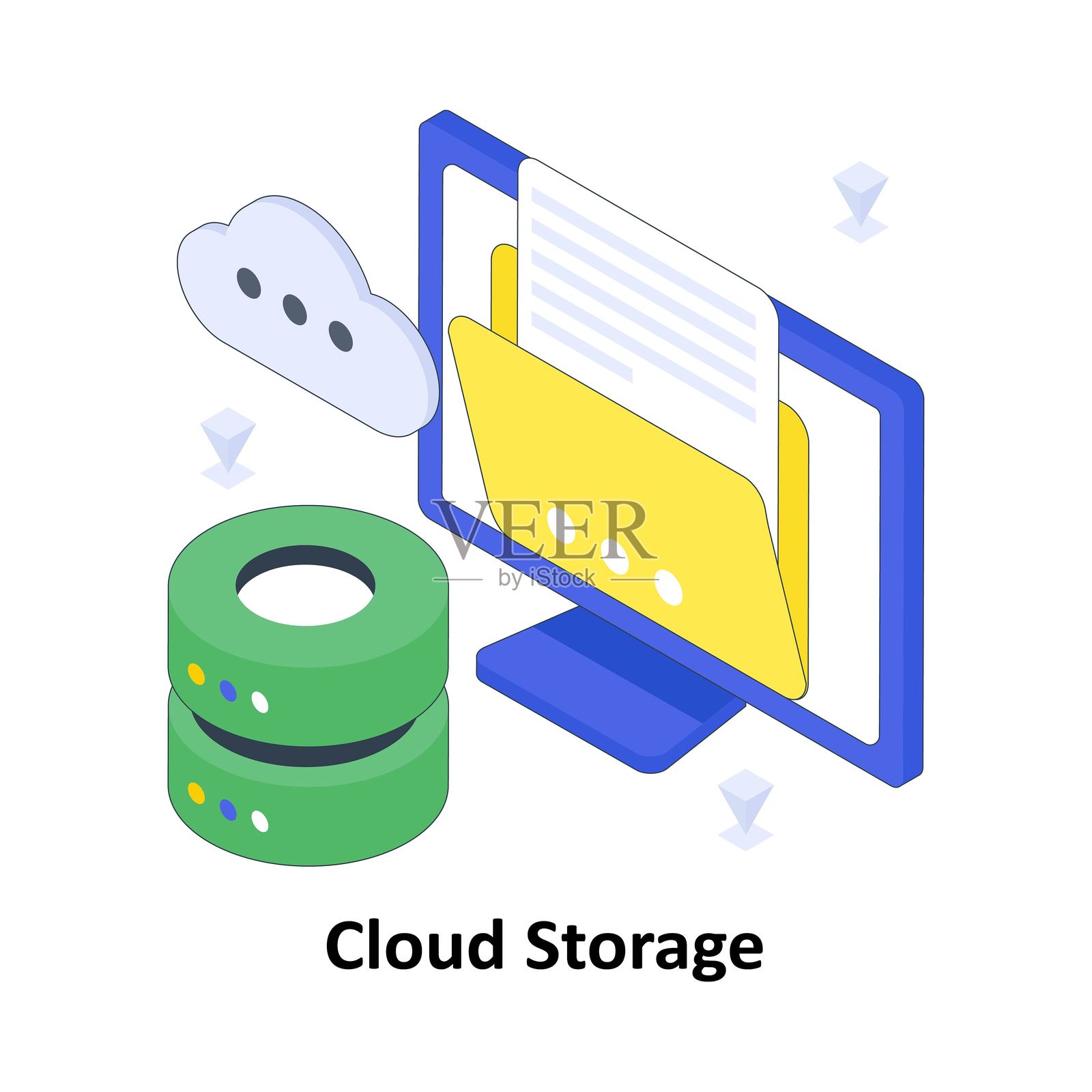 移动设备插画图片素材